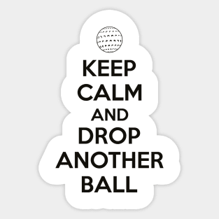 Keep calm golf 2 Sticker